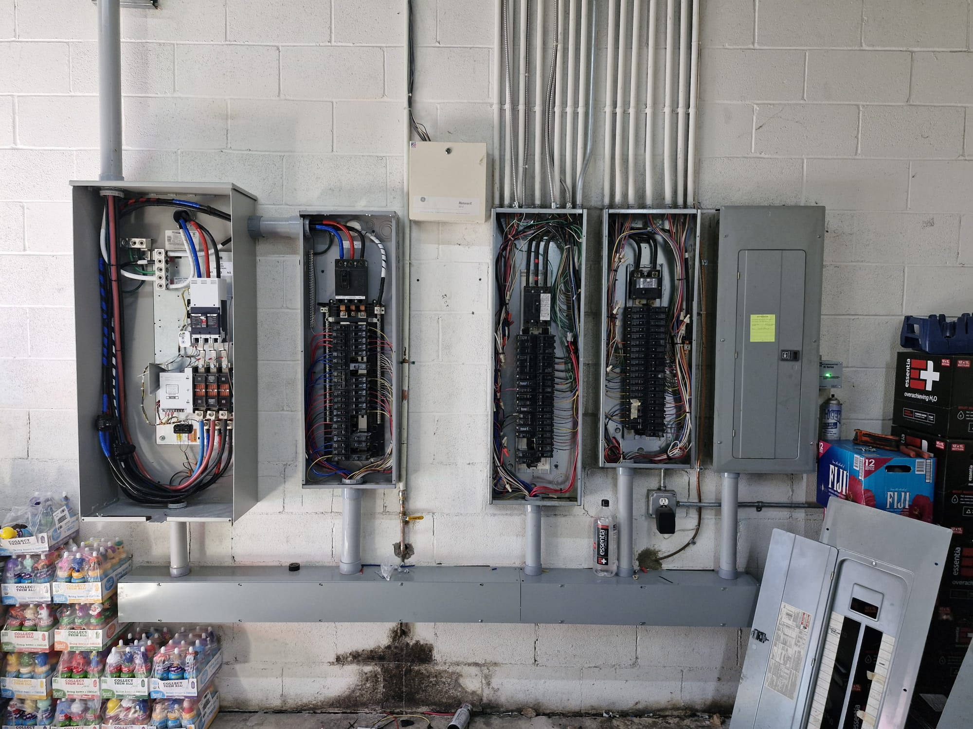 Multiple breaker panels in commercial unit